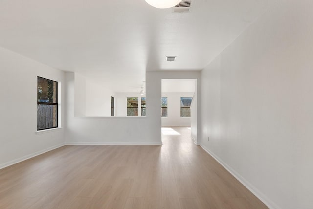 hall featuring light hardwood / wood-style floors