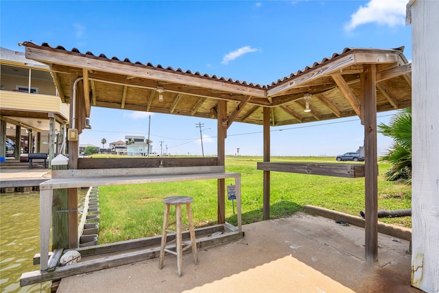 view of patio