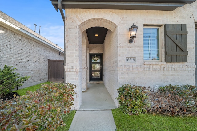 view of entrance to property