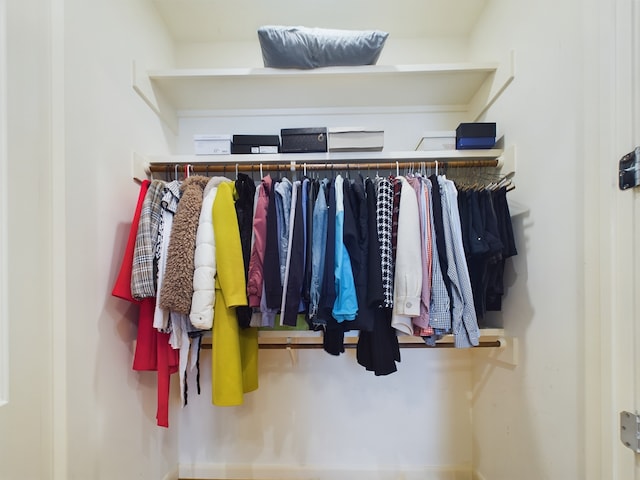 view of closet