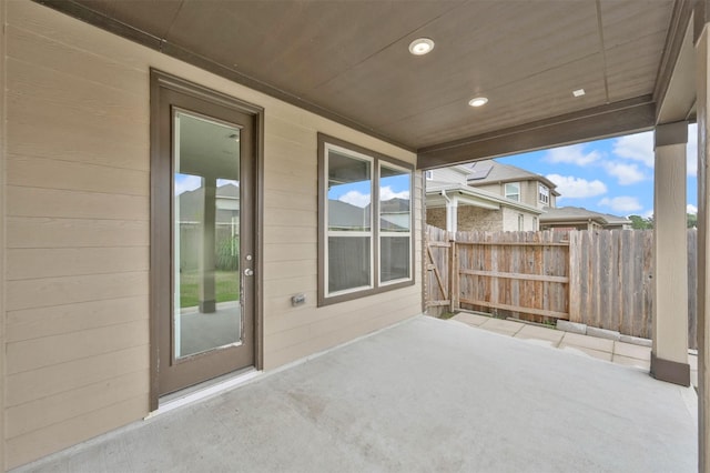 view of patio / terrace