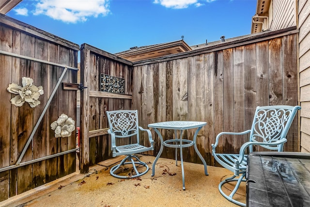 view of patio