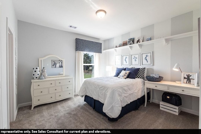 bedroom featuring carpet flooring