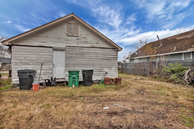 view of rear view of house