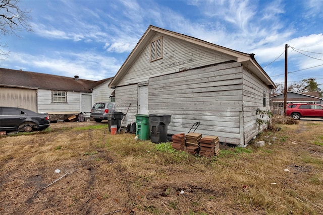 view of side of property