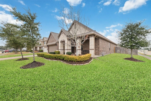 view of property exterior with a yard