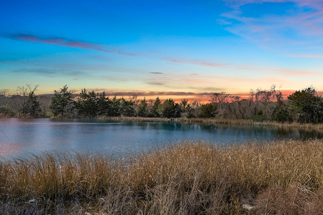 property view of water