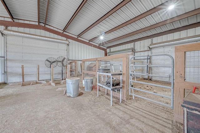 miscellaneous room with concrete floors