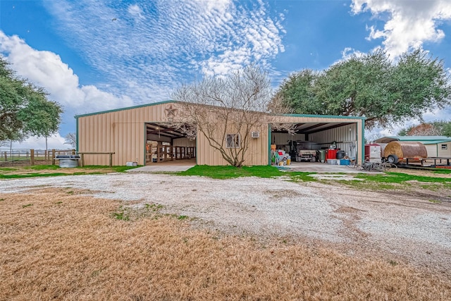 view of outbuilding