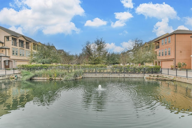 view of water feature