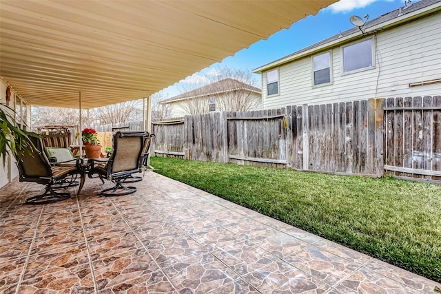 view of patio