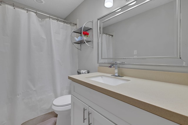 1912 Trixie Ln, Houston, TX 77042 - bathroom featuring toilet, vanity, and a shower with shower curtain