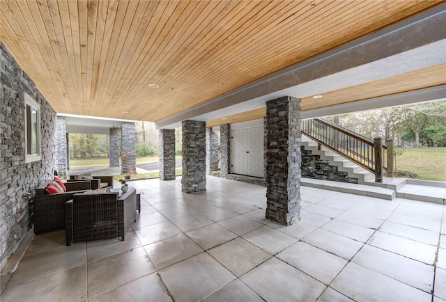 view of patio / terrace with outdoor lounge area