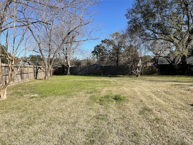 view of yard