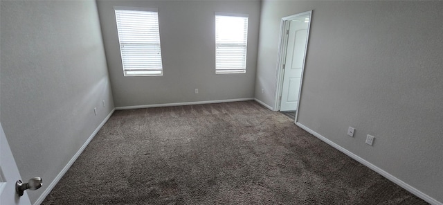 unfurnished bedroom featuring carpet flooring