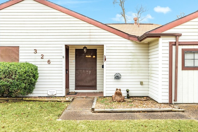 view of entrance to property