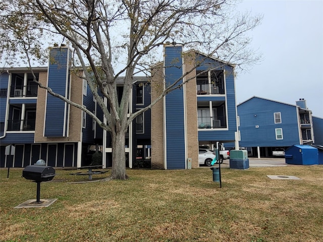 view of property with cooling unit