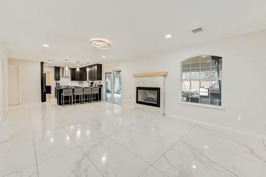 view of unfurnished living room