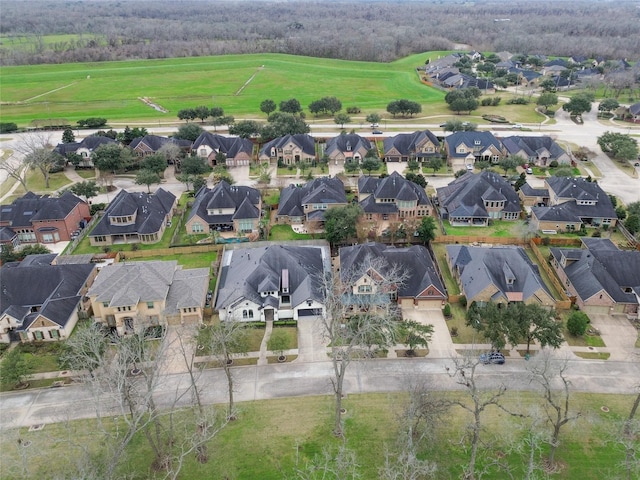 drone / aerial view featuring a residential view