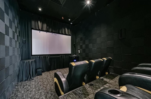 view of home theater room