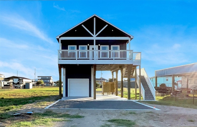 view of front of home with covered porch