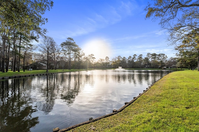 property view of water