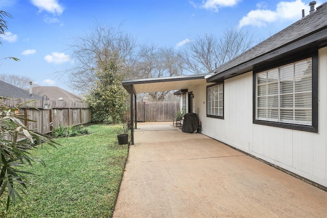 exterior space featuring a patio