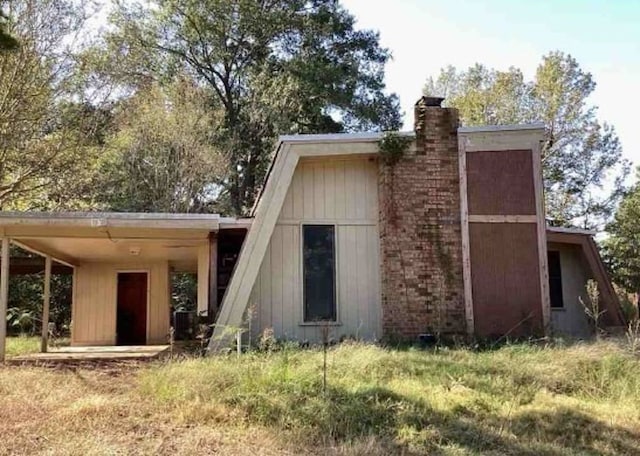 view of rear view of house