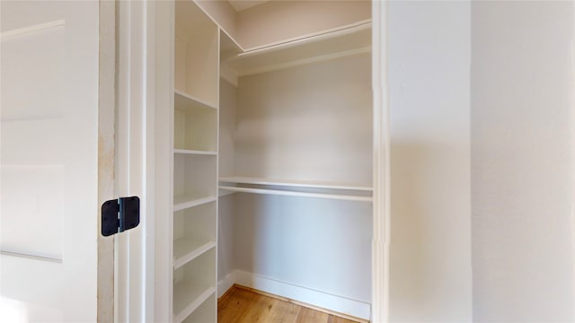 view of closet