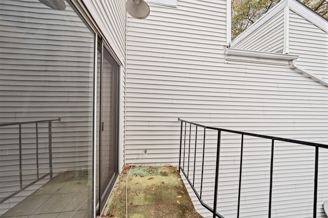 view of home's exterior featuring a patio area