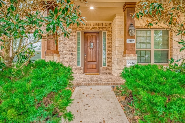 view of entrance to property