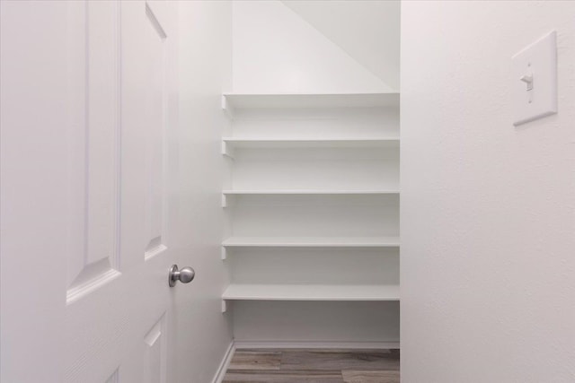 interior space featuring hardwood / wood-style flooring