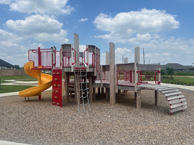 view of play area