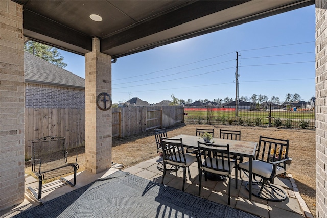 view of patio