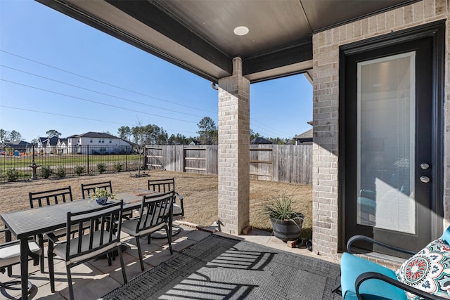 view of patio / terrace