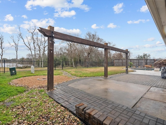 view of patio