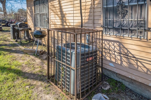 details featuring central AC unit