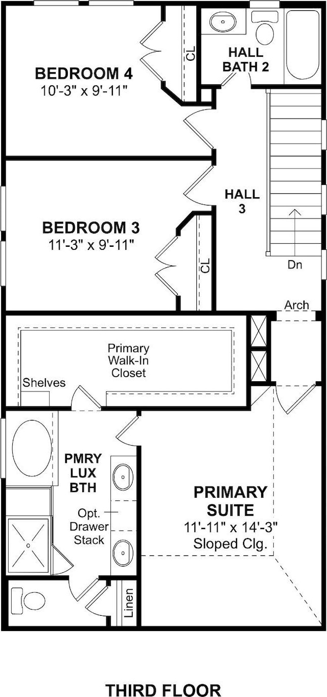 5613 Iris Harvest Ln, Houston, TX 77091 - floor plan / room layout