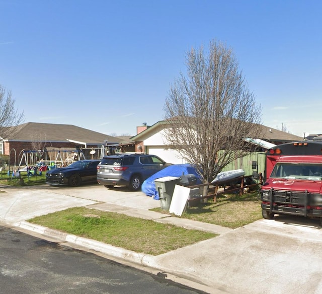 view of ranch-style home