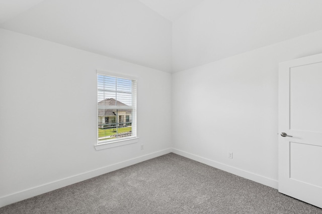 8411 Oceanmist Cove Dr, Cypress, TX 77433 - carpeted empty room with baseboards and lofted ceiling