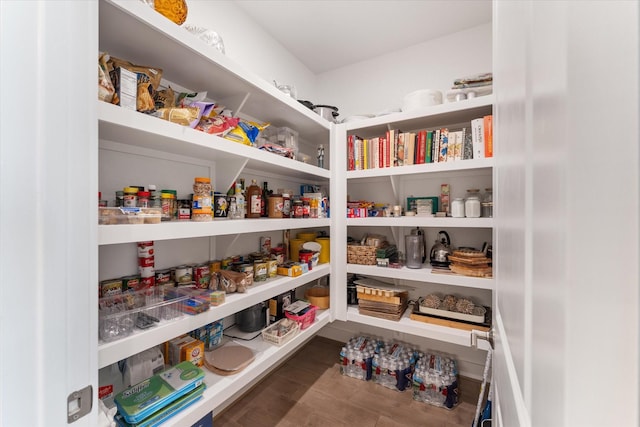 view of pantry