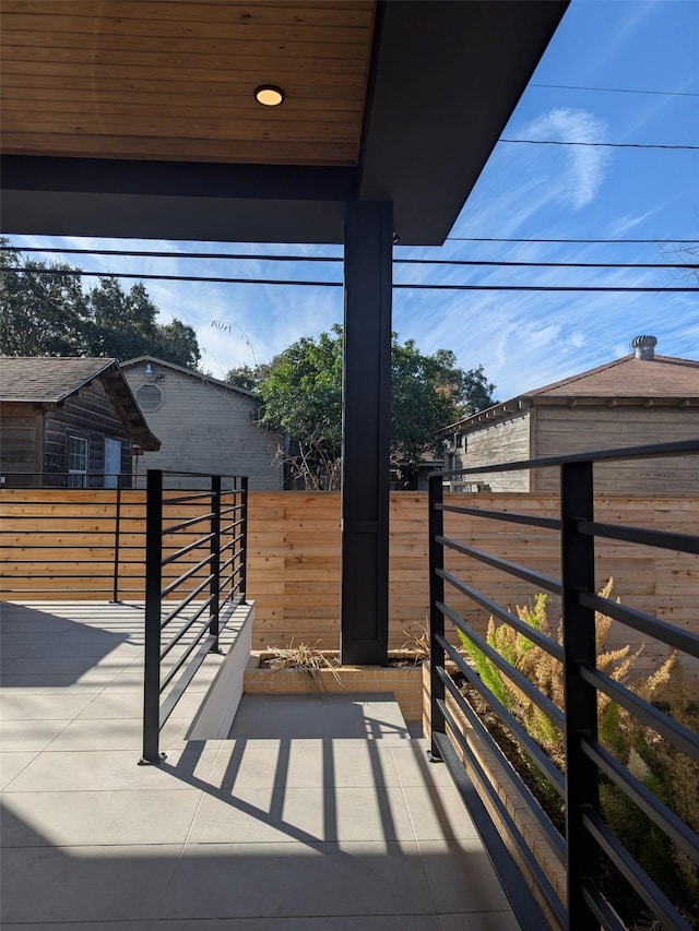 view of patio