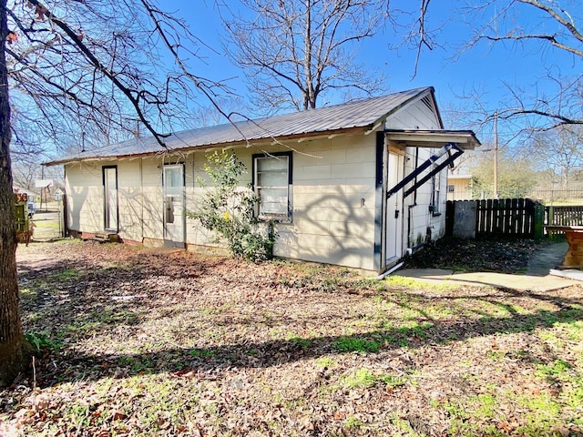 view of side of home