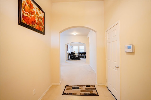 15830 Mesenbrink Ln, Houston, TX 77049 - corridor with light tile patterned floors