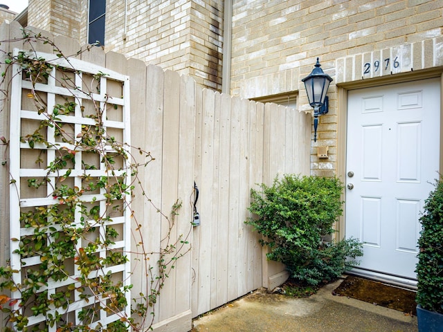 view of entrance to property