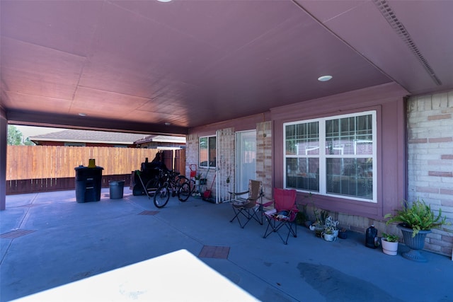 view of patio / terrace