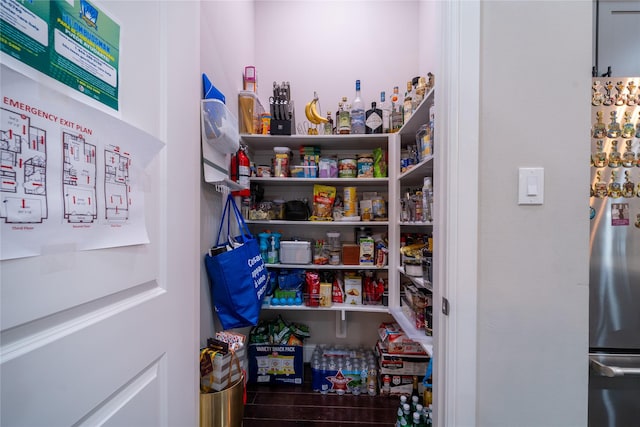 view of pantry