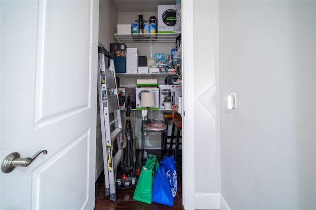 view of pantry