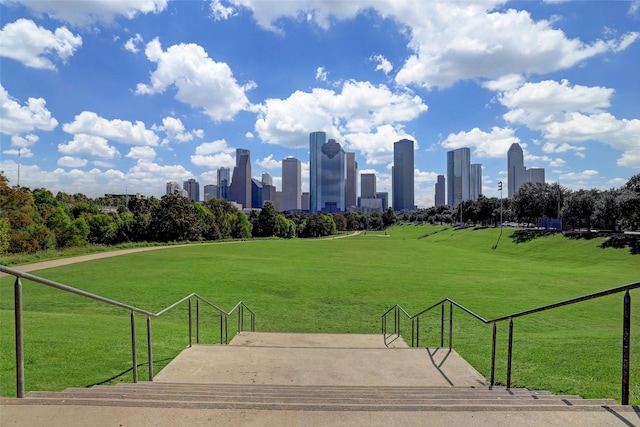 view of community with a view of city