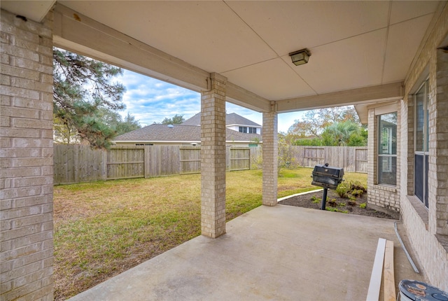 view of patio / terrace with grilling area